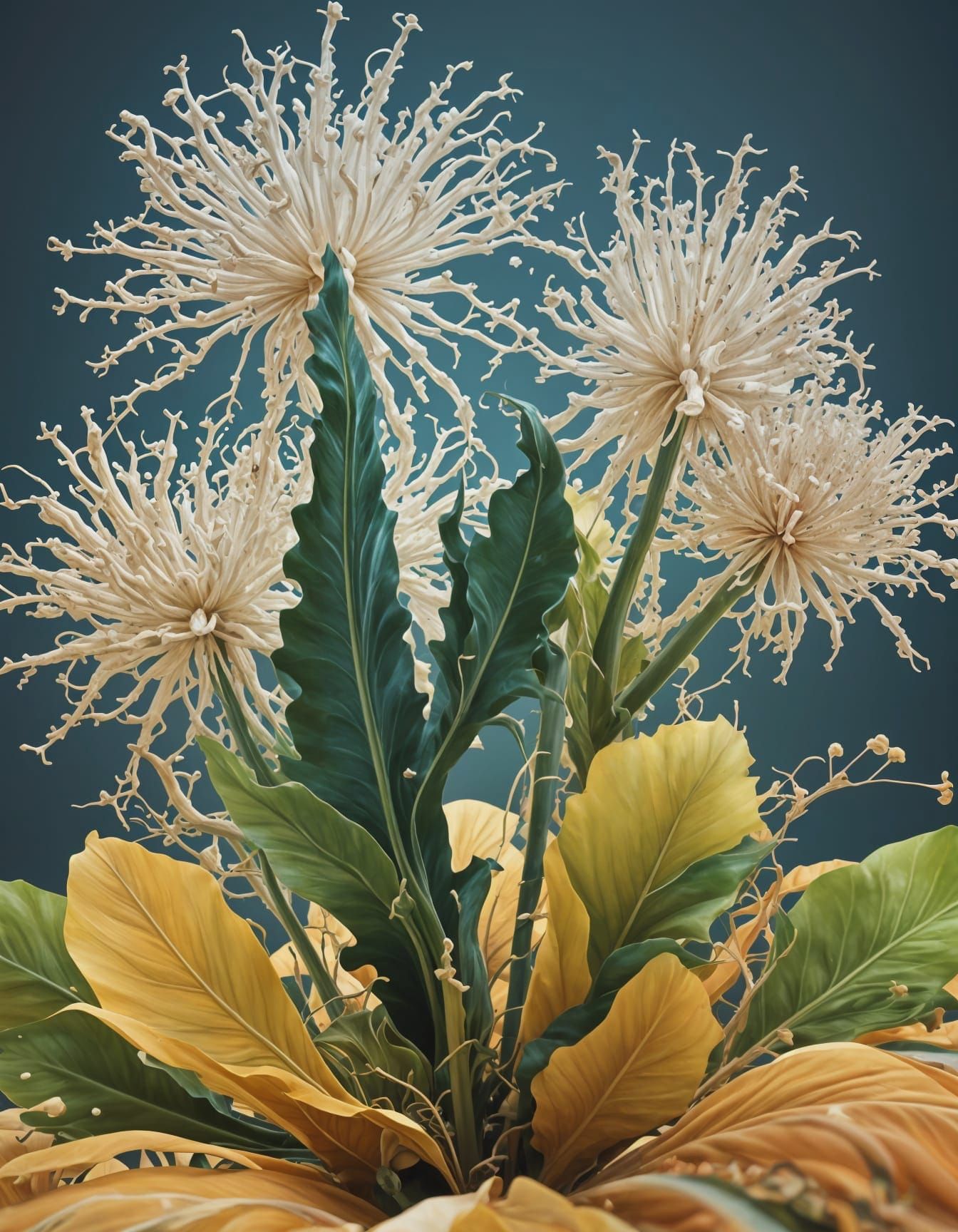 Ethereal Bloom in Iridescent Hues