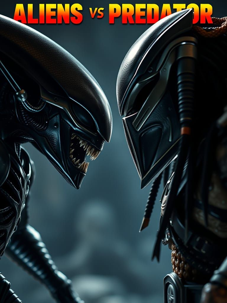 Aliens vs Predator: Xenomorph and Hunter Face Off