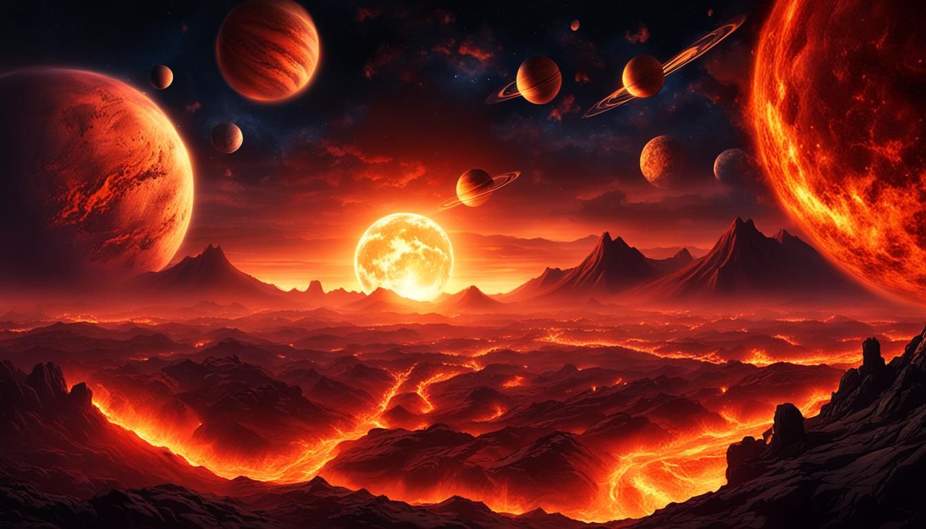 Vibrant Inferno Planet with Active Implosion