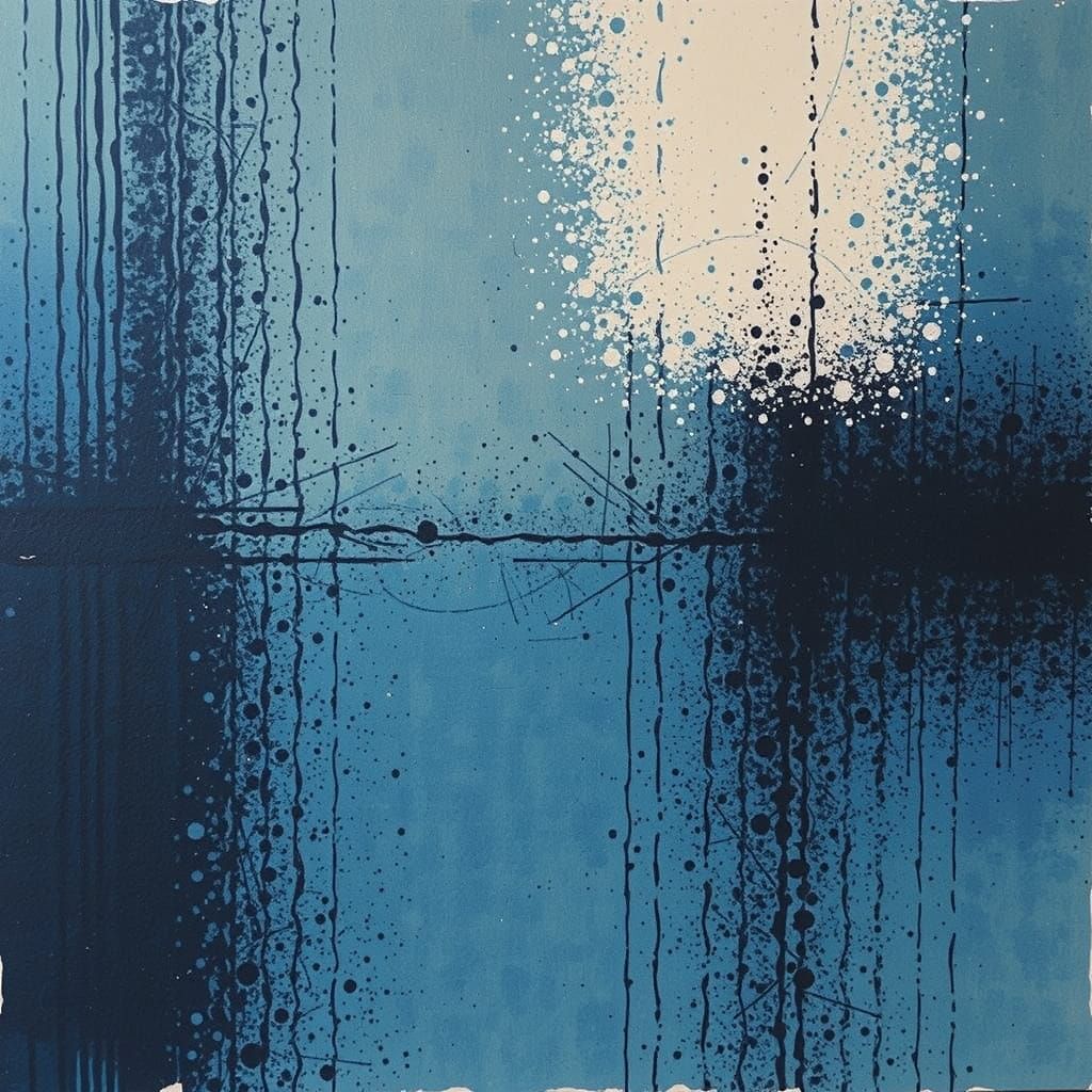 Bold, High-Contrast Patch Design in Traditional Ink Art Styl...