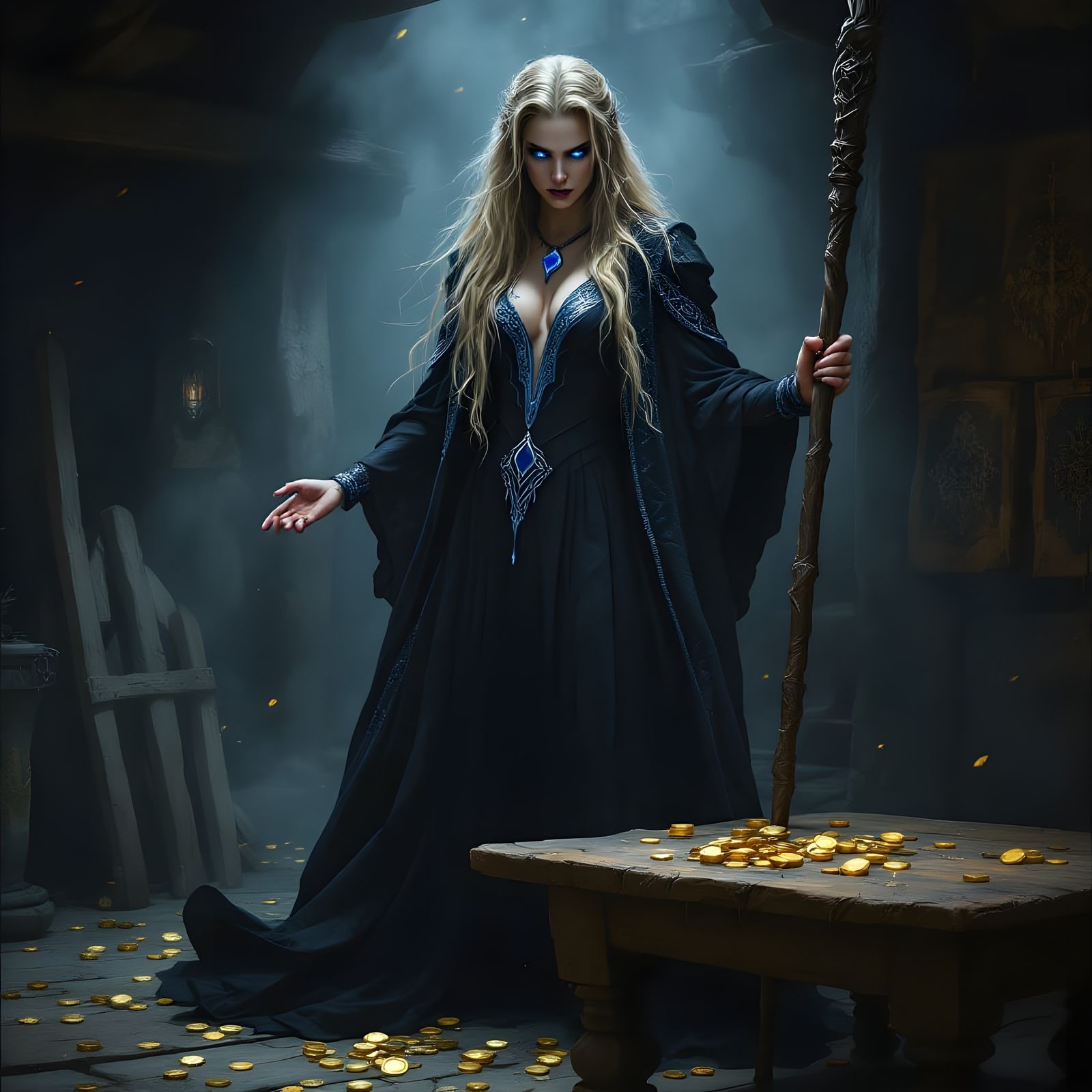 Vár: Norse Goddess of Oaths in Tavern
