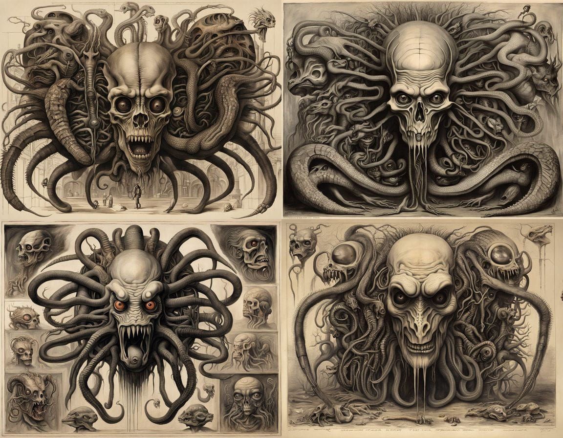 Surreal Homunculus Emerges from 19th Century Nightmare