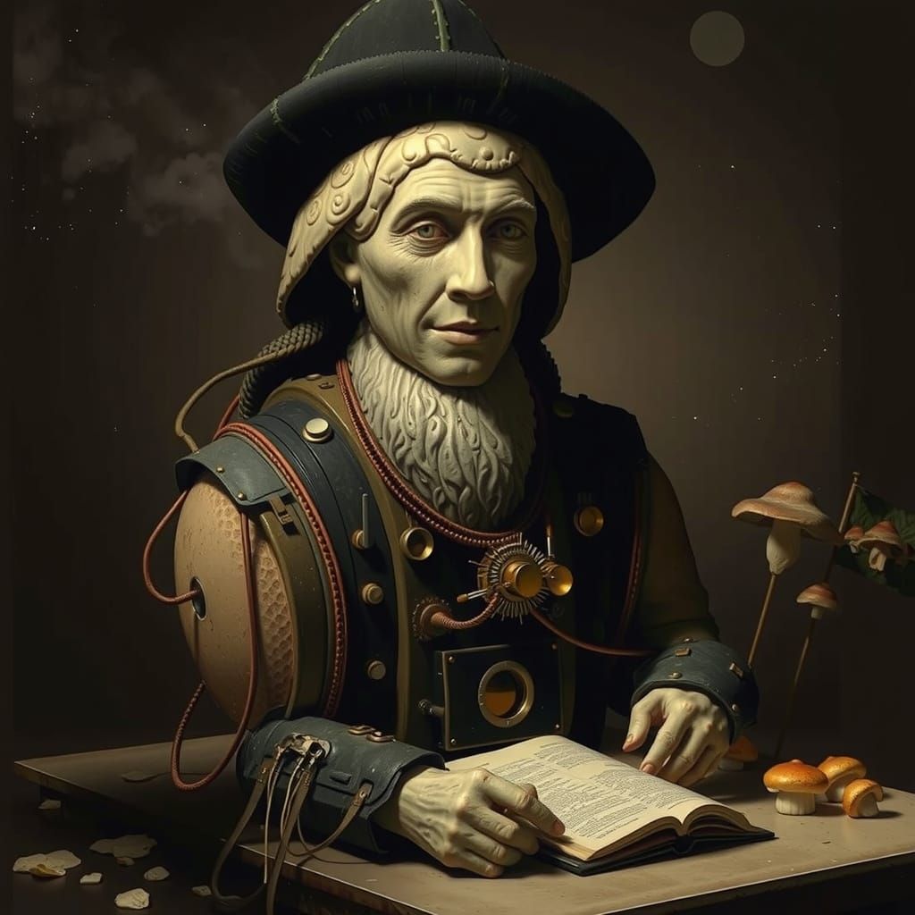 Renaissance Computer Beside Chewing Gum Brutalist Bungalow