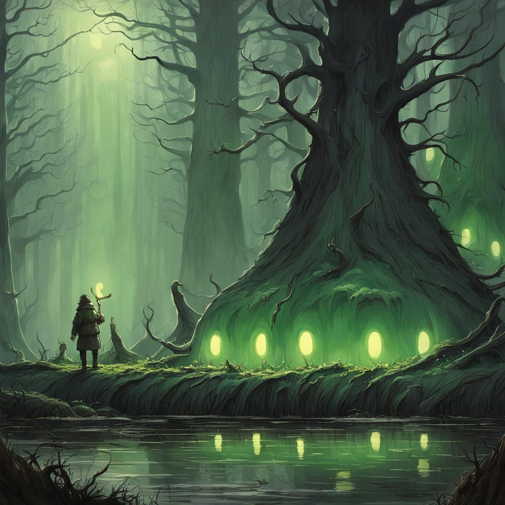 Mire Slime Emerging from the Swampy Depths