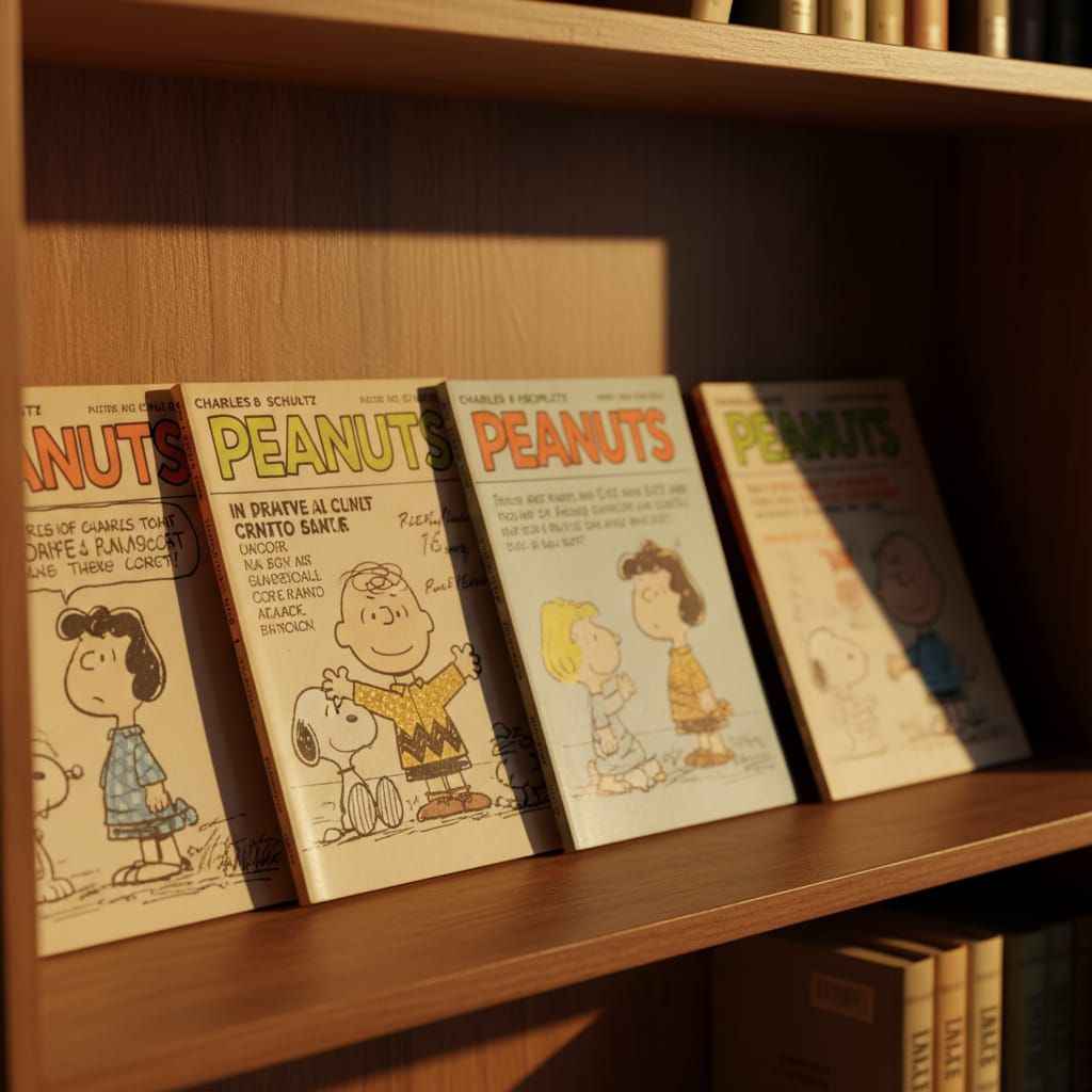 Vintage Peanuts Comic Magazines Collection Photo