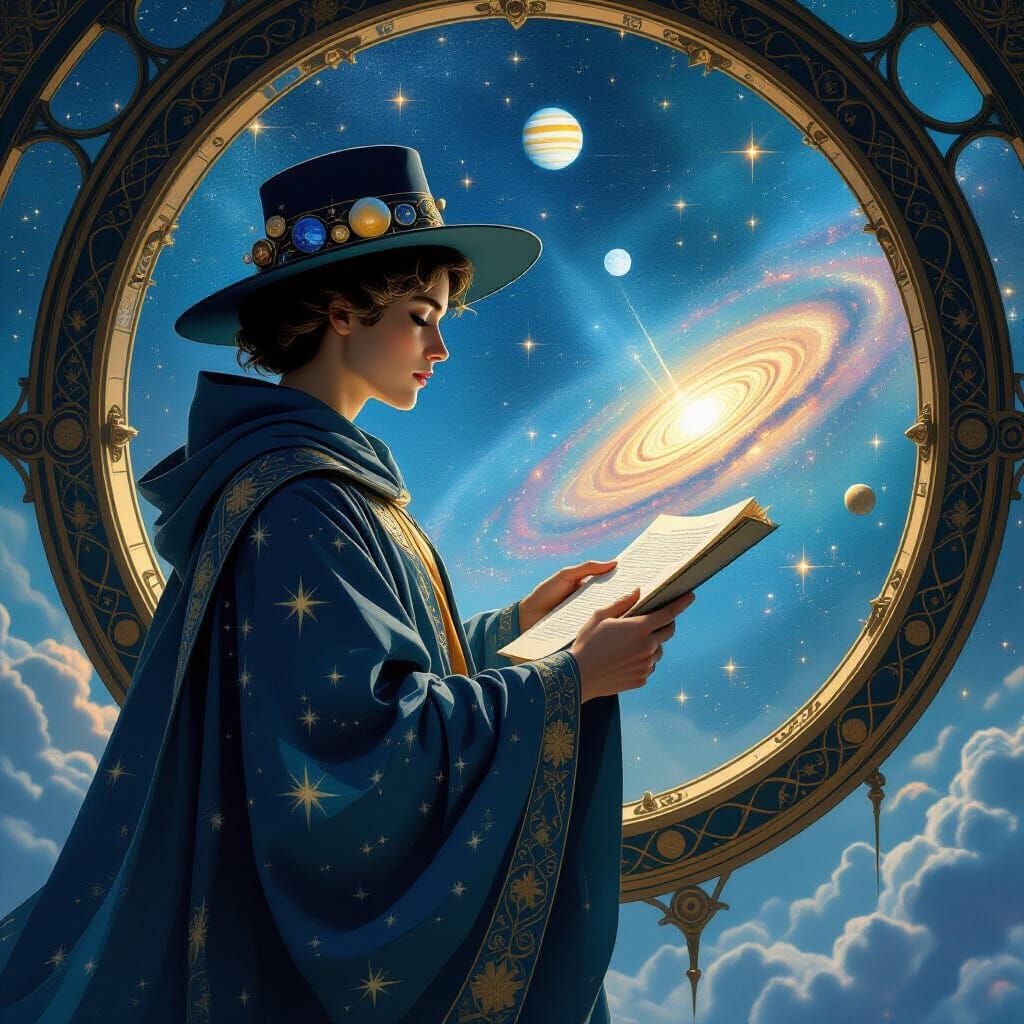 Celestial Cartographer Charts Constellations in Art Nouveau ...