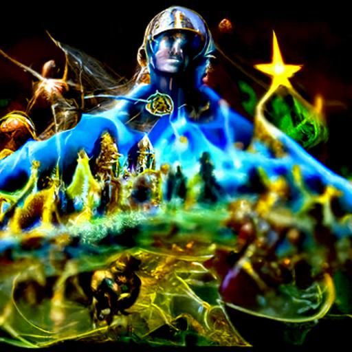 Holographic Heroes of Might and Magic Illustration