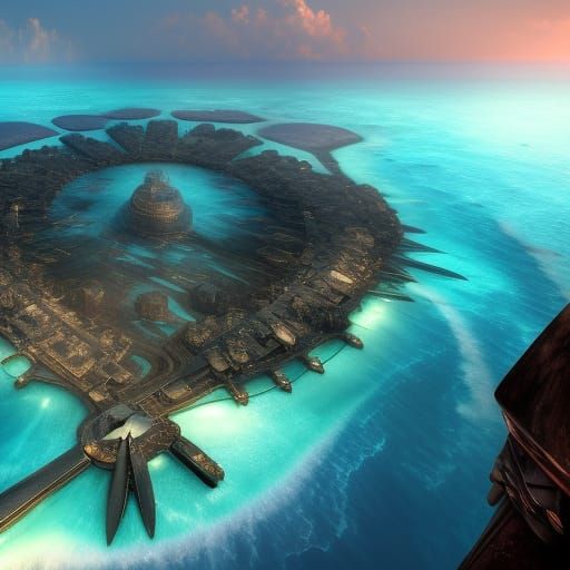 Humans Capture Maldives from Vampires: Detailed Matte Painti...