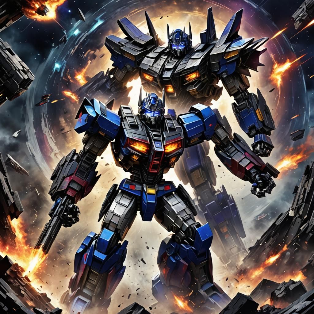 Giant Robots Emerge from Black Hole: Anime Style