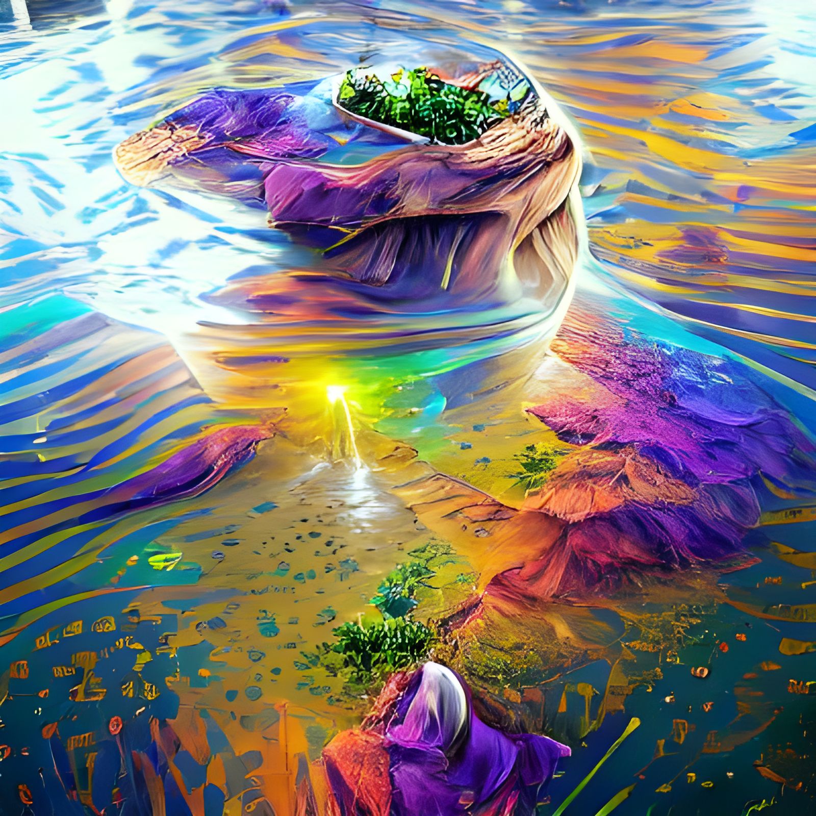 Lush Gaia: Personification of Earth