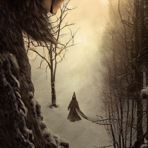 Lion, Witch, Wardrobe: Photorealistic Romantic Digital Art