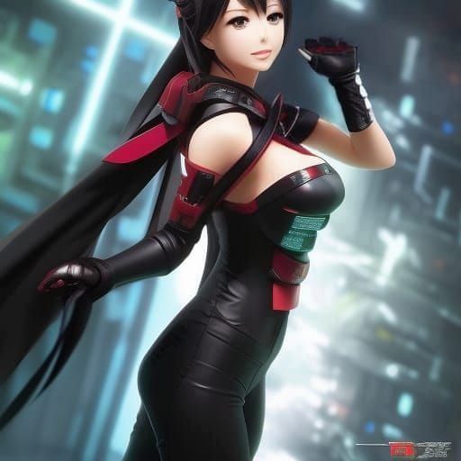 Hyperdetailed Togruta Technician in Anime Style