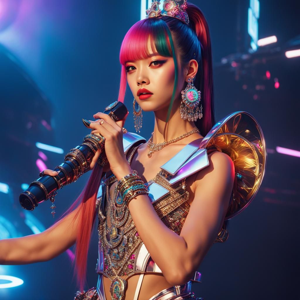 Futuristic Portrait in Unreal Engine 5 Style