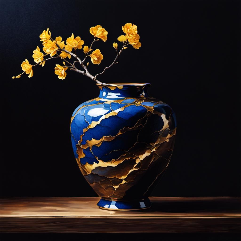 Kintsugi vase
