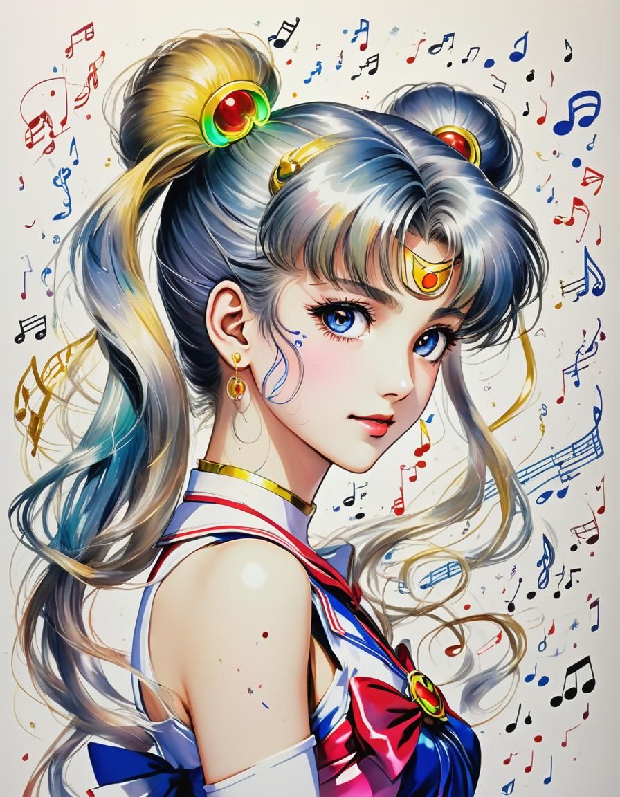 Sailor Moon: Musical Transformation in Anime Style