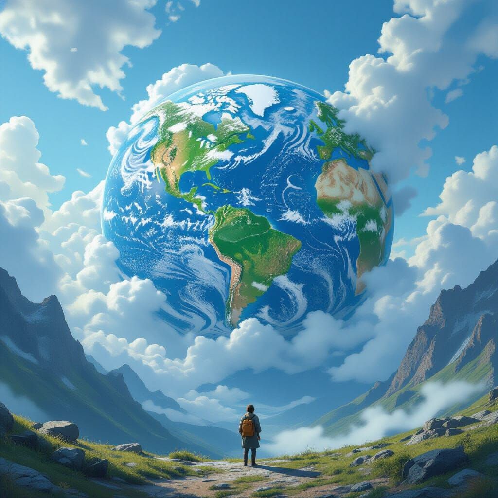 Earth Reveals a New Face in Retro-Futuristic Style