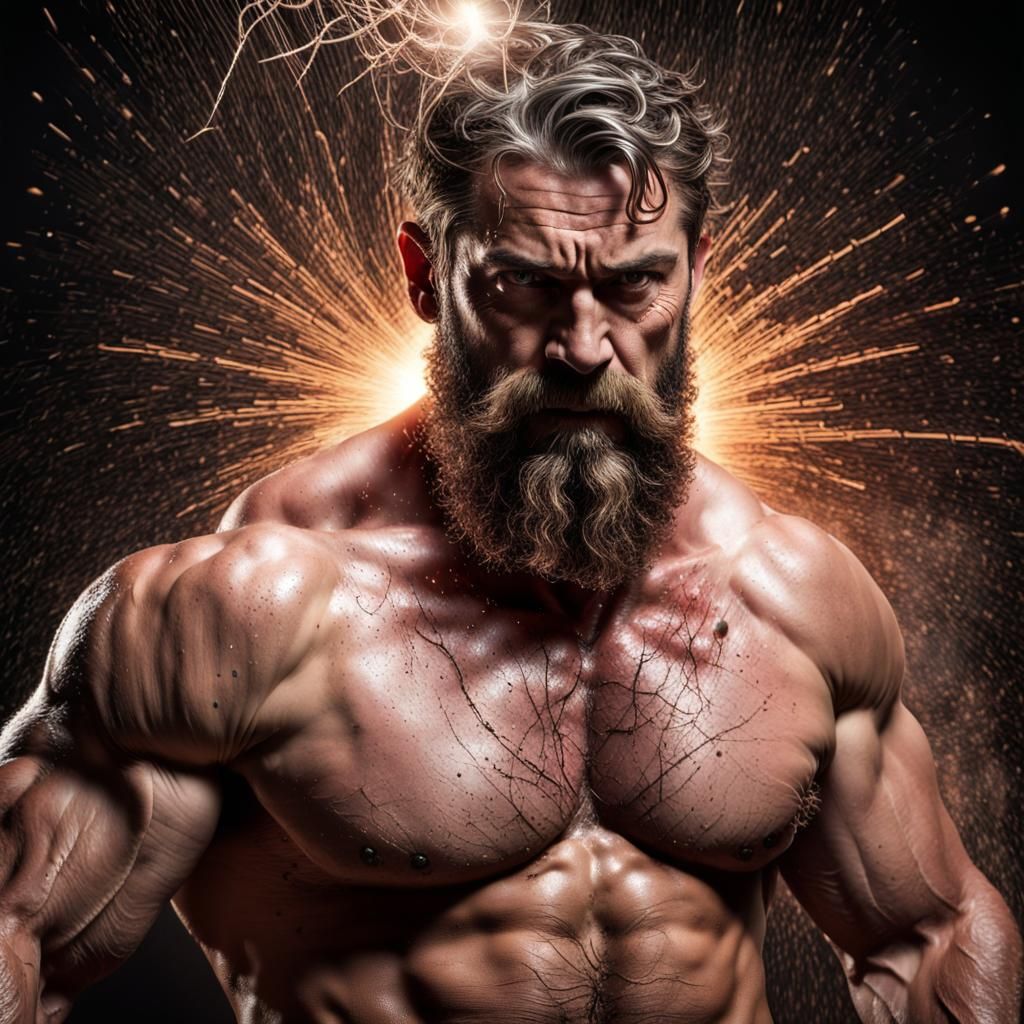 Steampunk Gladiator Wields Fiery Whip in Victorian City