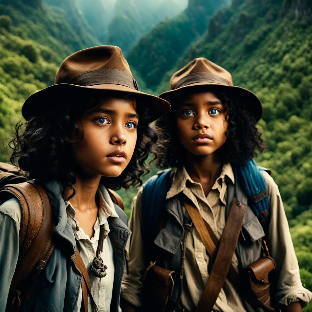 Azeri and Black Girls' Indiana Jones Adventure