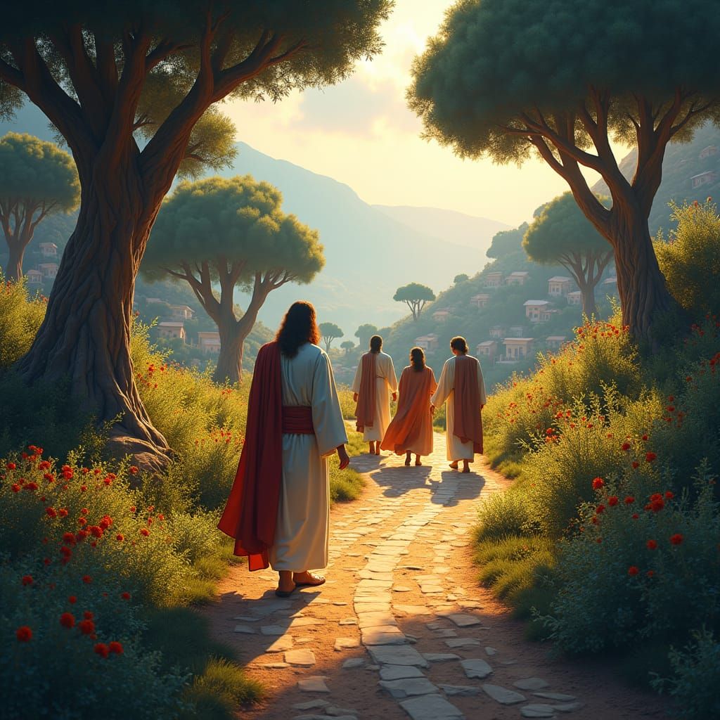 Jesus Asks Disciples Near Caesarea Philippi