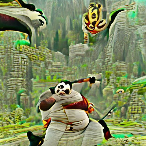 Kung Fu Panda Digital Art