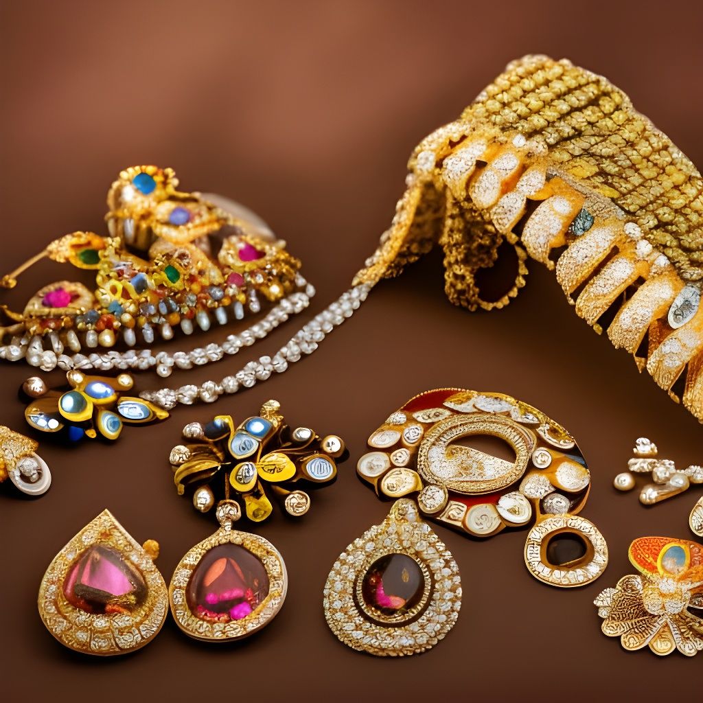 Treasury Overflowing with Jewels and Jewelry