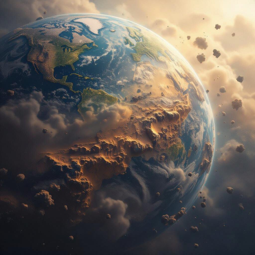 Ultra-Realistic Earth Crust and Dust in High Definition