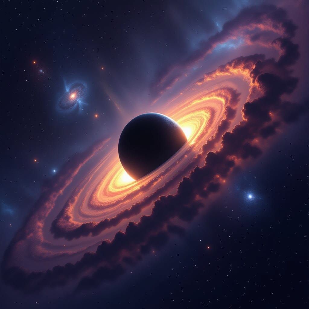 Mysterious Black Hole Devouring Galaxies