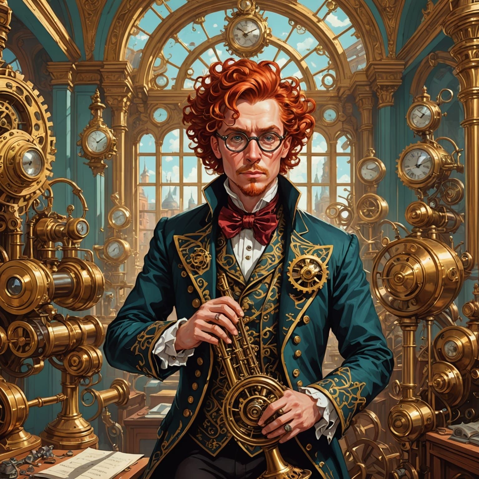 Rococo Meets Steampunk: Baron Rouge's Chaotic Interior