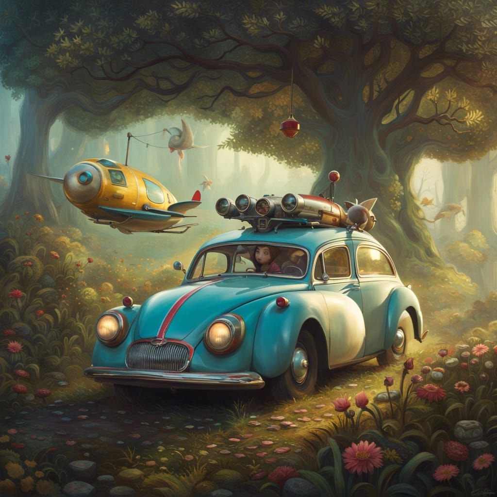 Jet Fitted and Propelled Country Car.