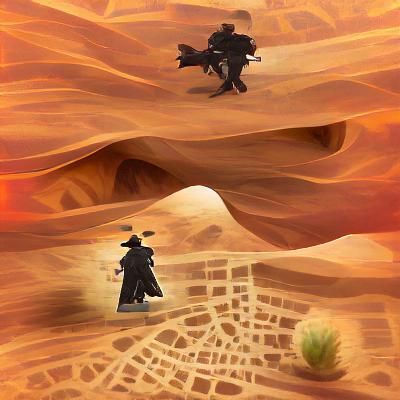 Desert Pursuit: A Gunslinger's Journey