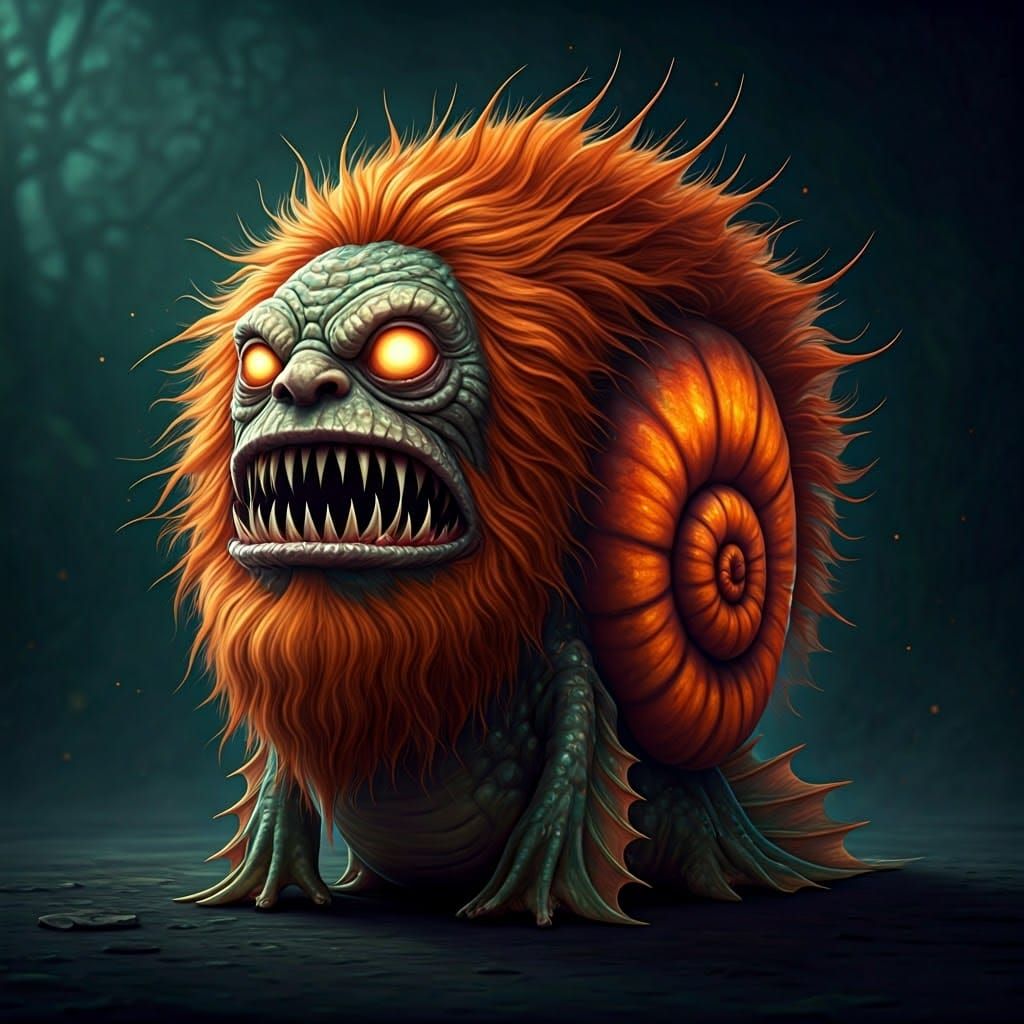 Scary Hairy Monster
