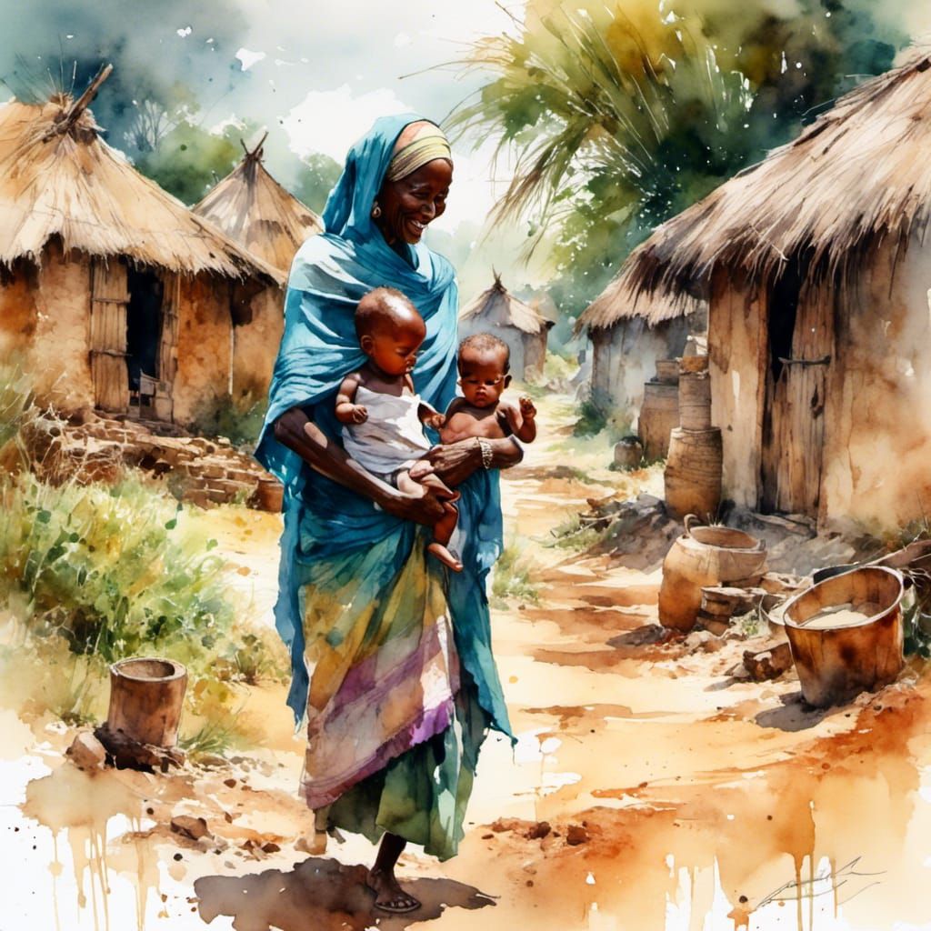 A child's smile always warms a mother's heart