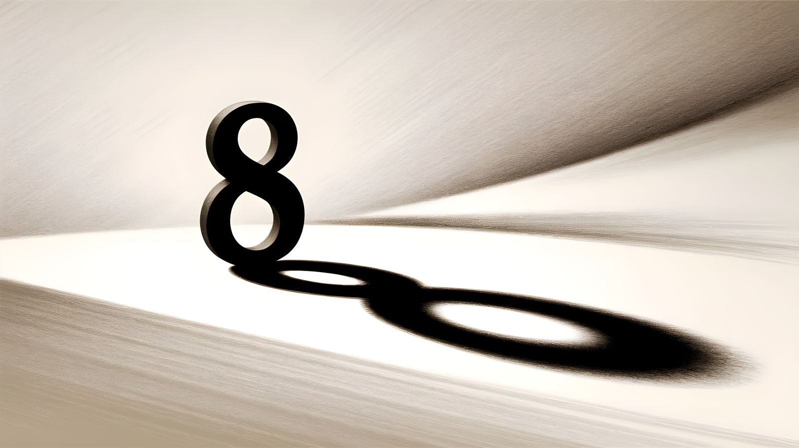 Serene Landscape with a Dramatic Shadow: Charcoal Drawing of...