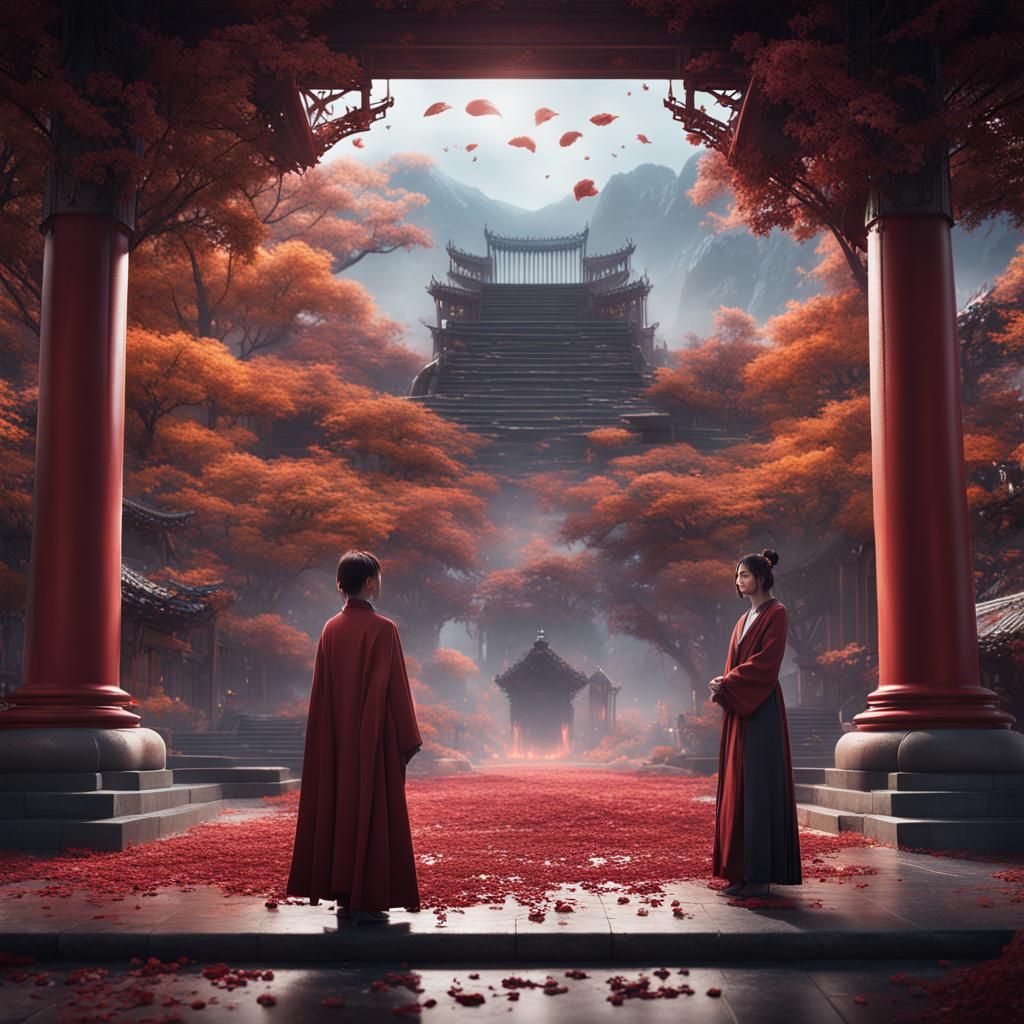 Detailed Kdrama Poster in Fantasy Concept Art