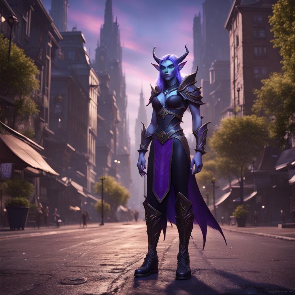 Void Elf Concept Art in Unreal Engine 5