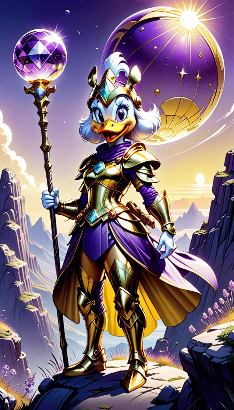 Daisy Duck as Fantasy Warrior Goddess