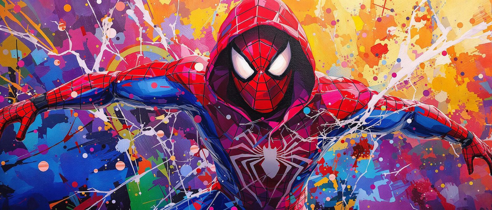 Spiderman in Epic Oil Painting Style