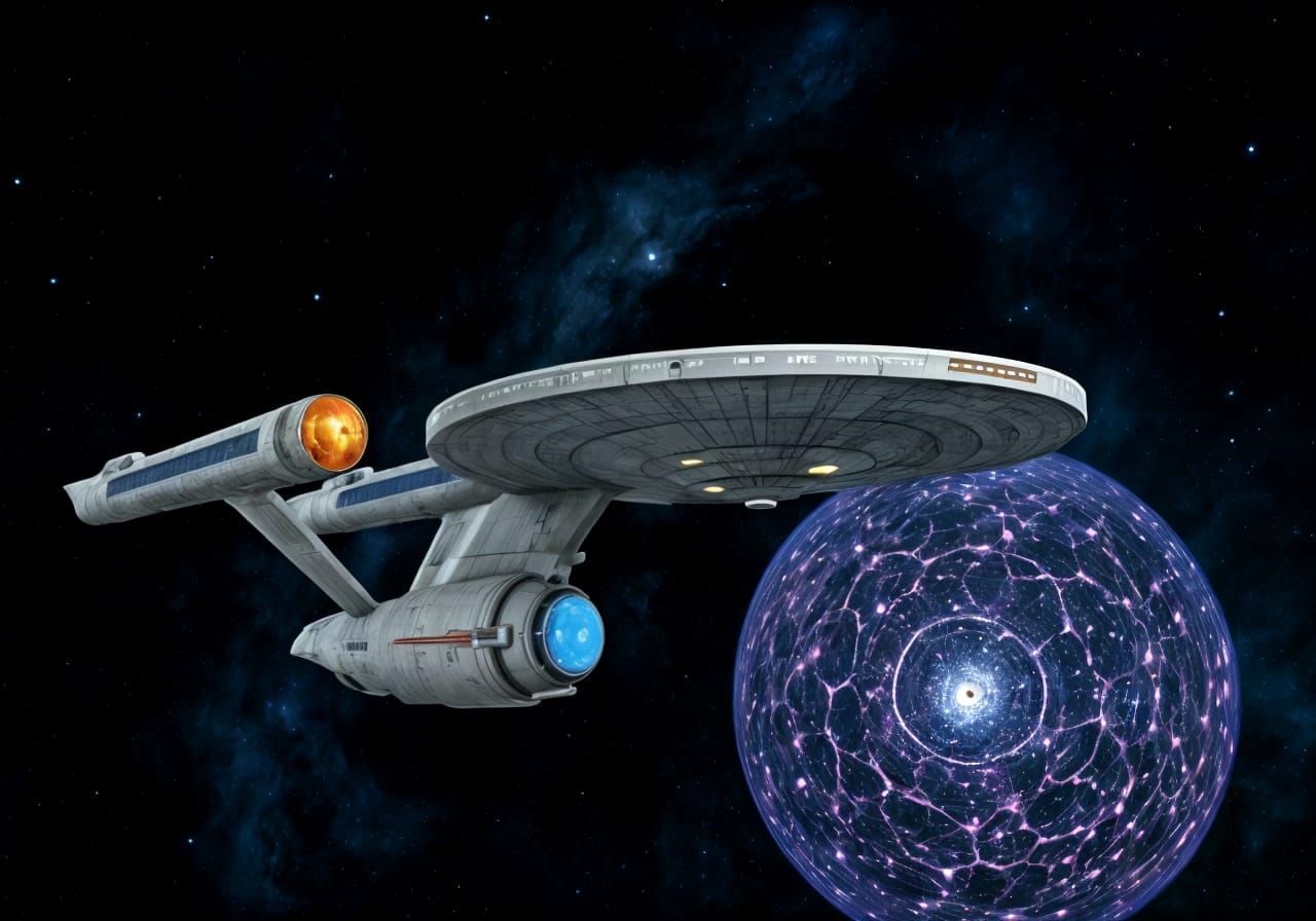 Starship Enterprise NCC-1701-B Explores Enigmatic Dyson Sphe...