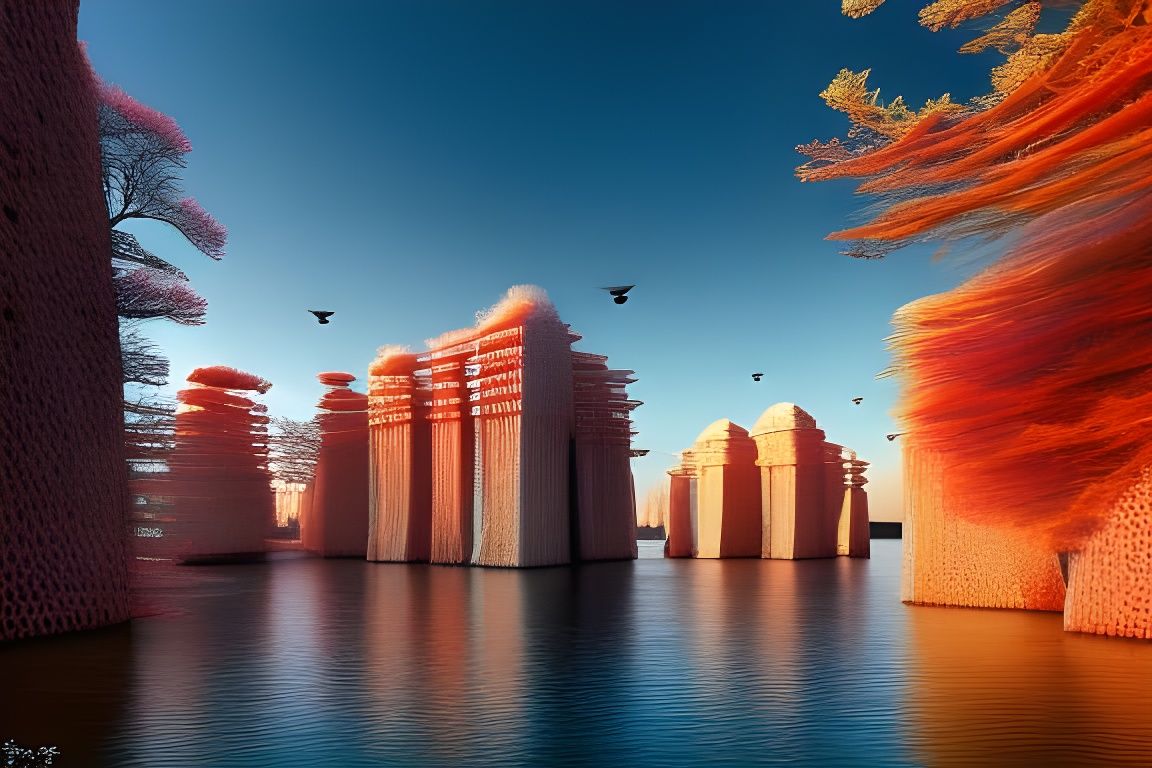 Elegant Submarine City in Steamnouveau Style