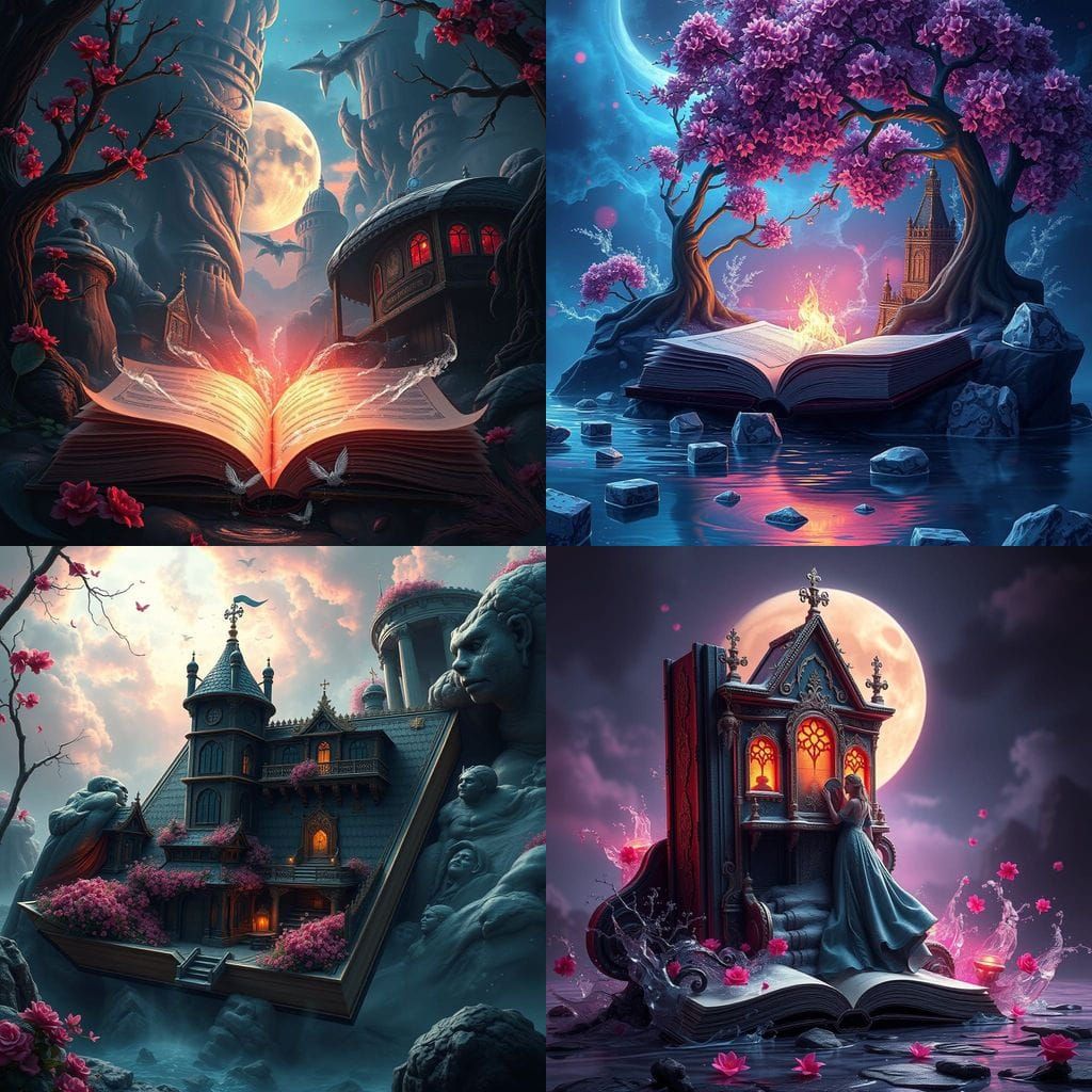 Fantastical Romantasy Book Cover Art