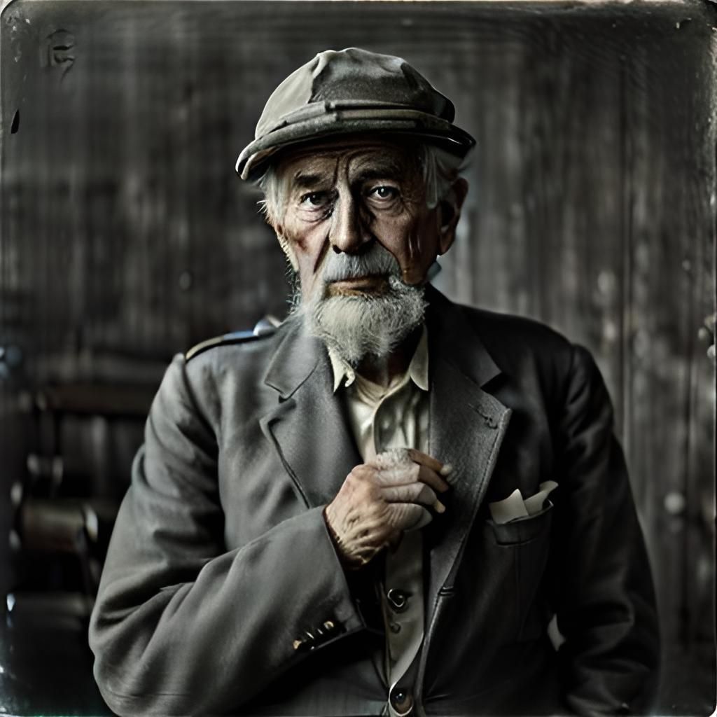 Vintage 1900s War Photo with Motion Blur