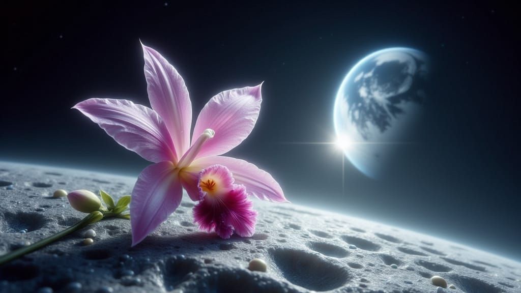 Lunar Orchid in Ethereal Bloom