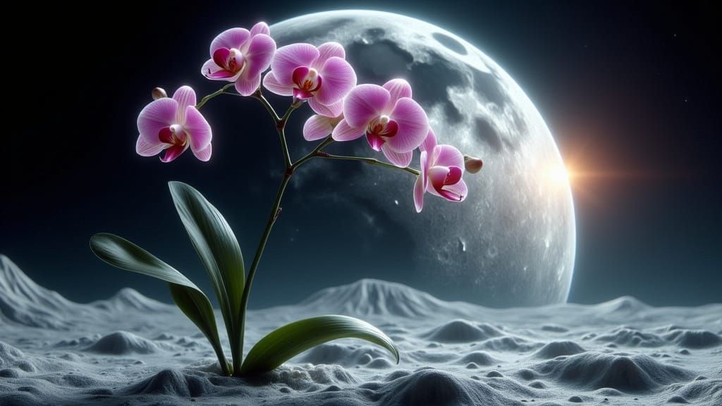 Luna's Ethereal Orchid in Dreamy Enchantment
