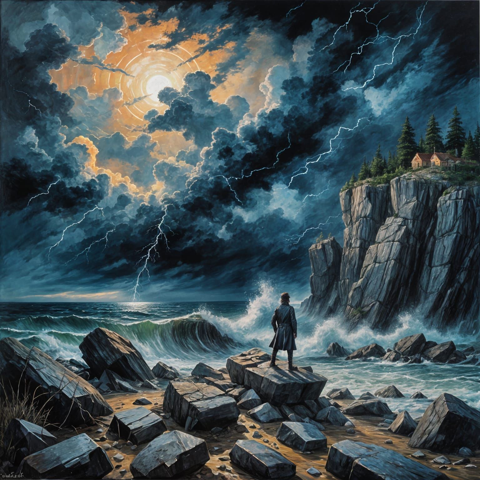 Mysterious Storm Goddess