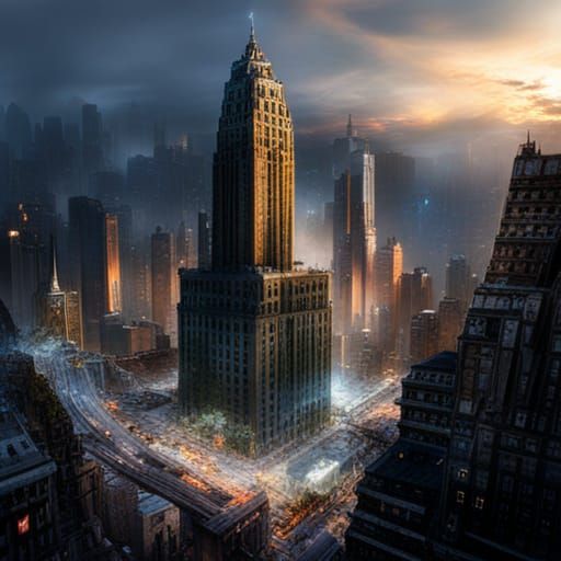 Post-apocalyptic empire states building (A)