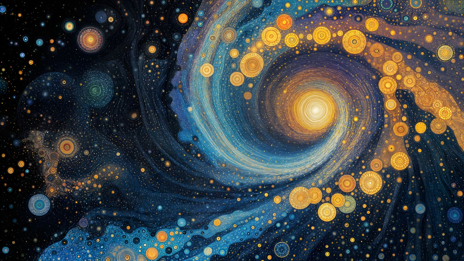 Psychedelic Pointillism with Dynamic Lighting