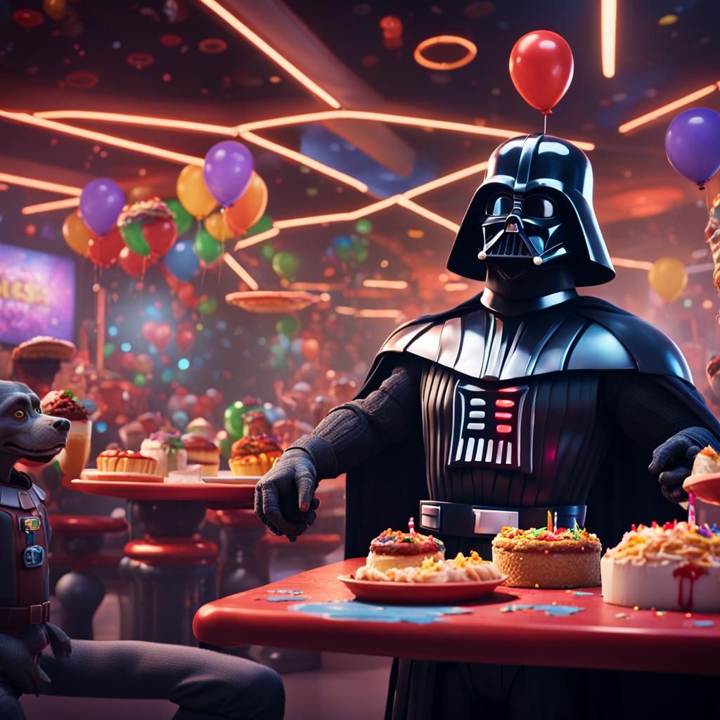 Darth Vader's Birthday at Chuck E. Cheese