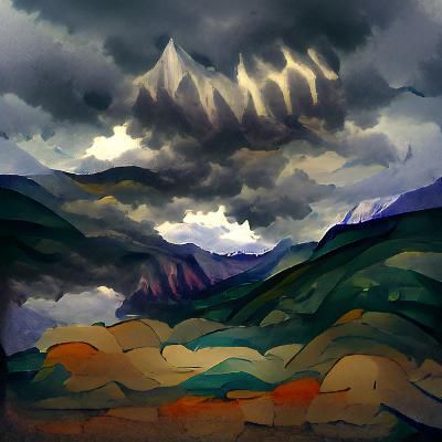 AI Generated Image From Empty Prompt