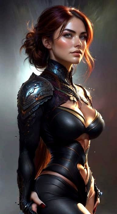 Stunning Woman with Dramatic Lighting