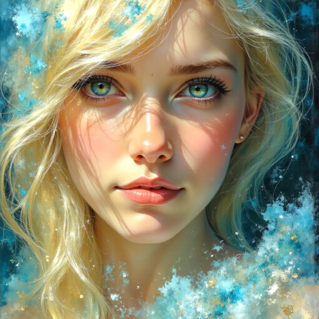 Hyperdetailed Painting of Tiny Dancer in Dreamscape